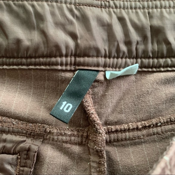 H&M Divided Brown Velvet Stripe Wide Leg Pants - Picture 3 of 16